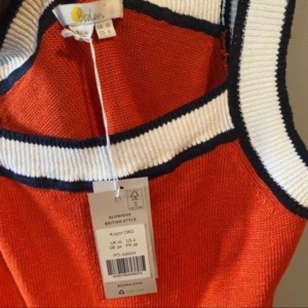 NWT Boden Square Neck Linen Tank - Picture 5 of 6